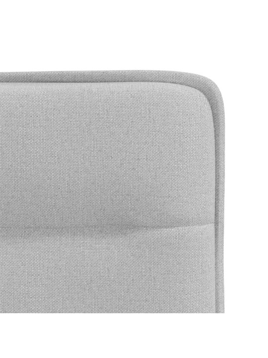Otočné jídelní židle 2 ks oblak šedá textil