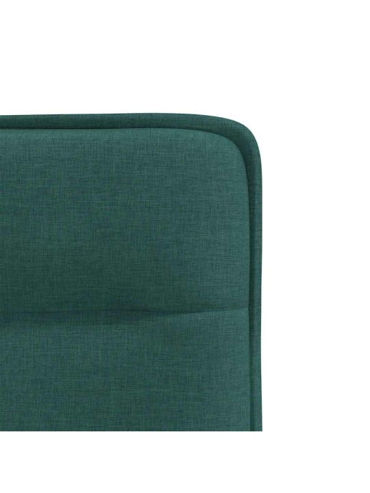 Jídelní židle 4 ks tmavě zelené textil