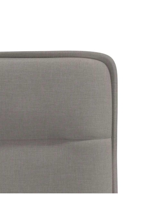 Jídelní židle 2 ks taupe textil
