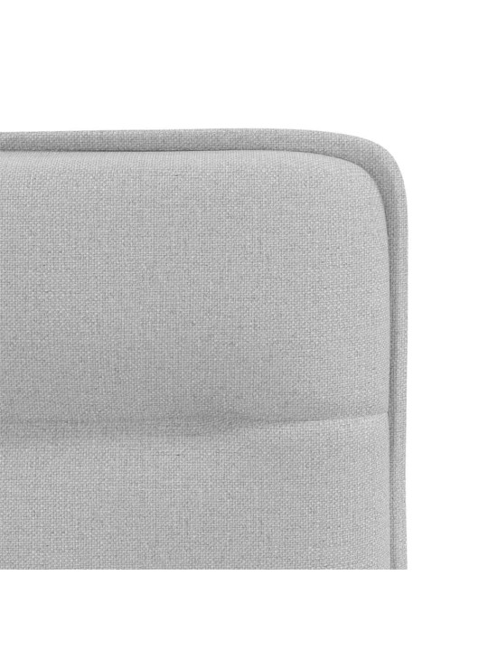 Otočné jídelní židle 2 ks oblak šedá textil