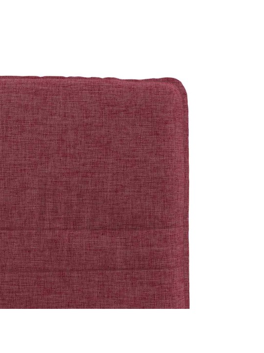 Jídelní židle 2 ks vínové textil