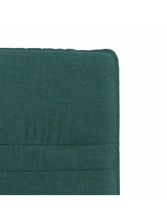 Jídelní židle 4 ks tmavě zelené textil