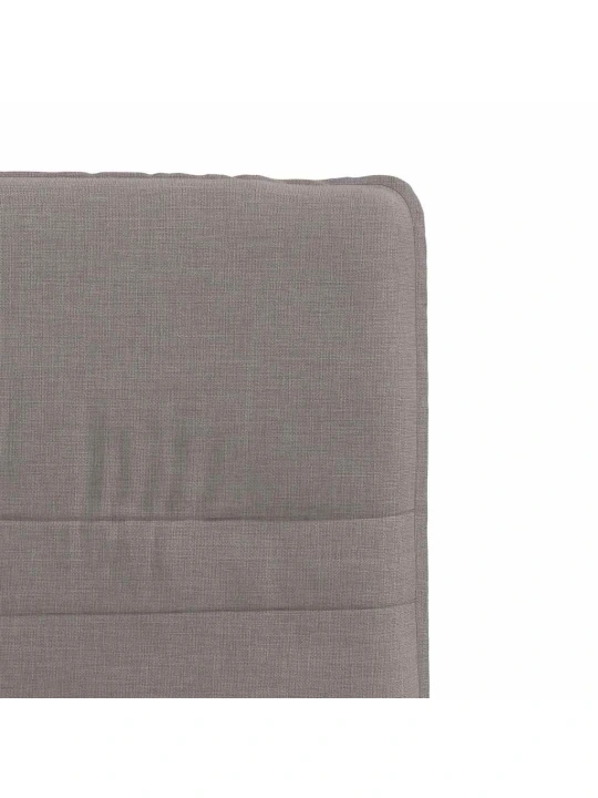 Jídelní židle 2 ks taupe textil