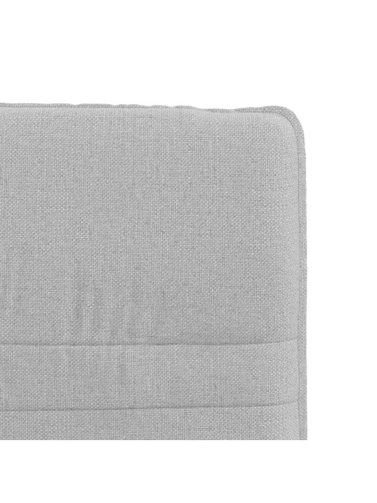 Otočné jídelní židle 2 ks oblak šedá textil