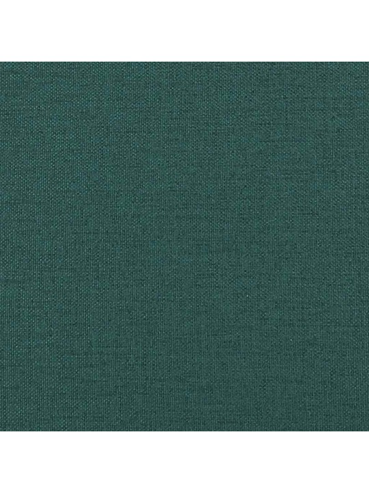 Jídelní židle 4 ks tmavě zelené textil