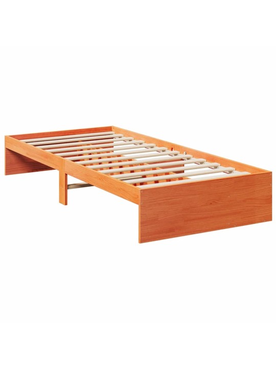 Válenda bez matrace voskově hnědá 80 x 200 cm masivní borovice