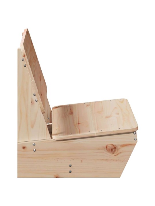 Zahradní židle 2 ks 60x64x70,5 cm masivní borové dřevo