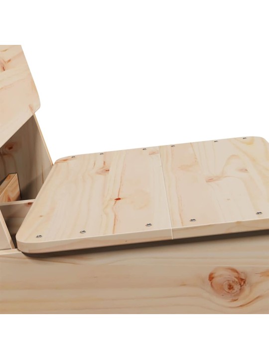 Zahradní židle 2 ks 60x64x70,5 cm masivní borové dřevo