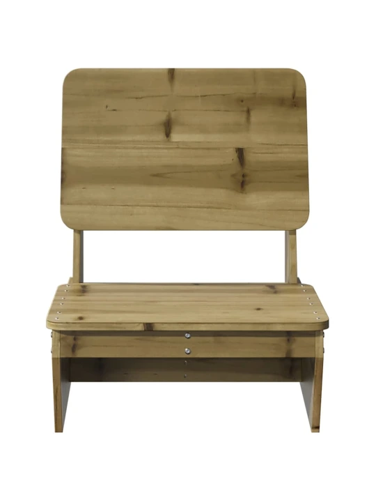 Vidaxl zahradní židle 2 ks 60x64x70,5 cm impregnované borové dřevo