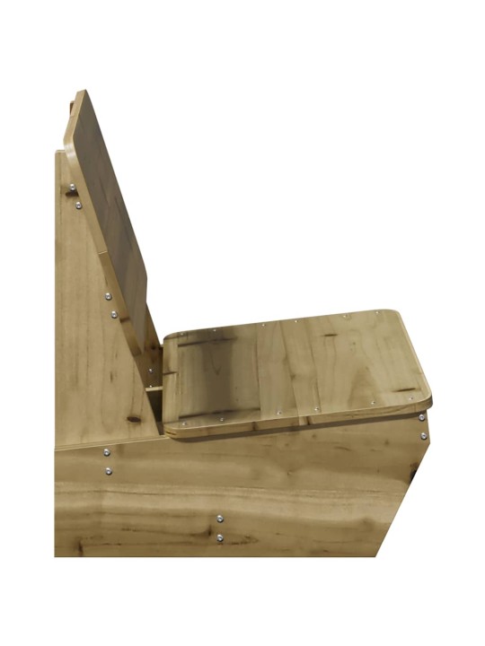 Vidaxl zahradní židle 2 ks 60x64x70,5 cm impregnované borové dřevo