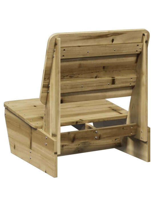 Vidaxl zahradní židle 2 ks 60x64x70,5 cm impregnované borové dřevo