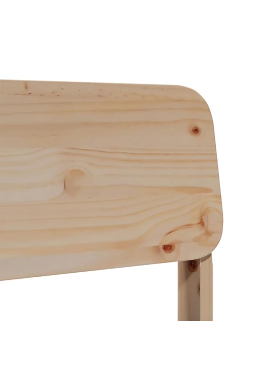 Zahradní židle 2 ks 60x52,5x72 cm masivní borové dřevo
