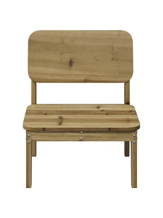 Vidaxl zahradní židle 2 ks 60x52,5x72 cm impregnované borové dřevo