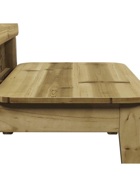 Vidaxl zahradní židle 2 ks 60x52,5x72 cm impregnované borové dřevo