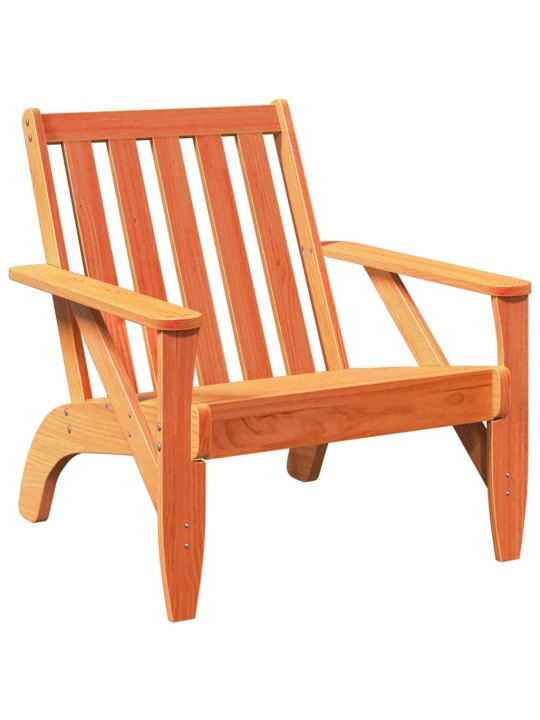 Zahradní židle adirondack voskově hnědá 75x77x77 cm borovice