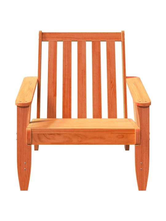 Zahradní židle adirondack voskově hnědá 75x77x77 cm borovice
