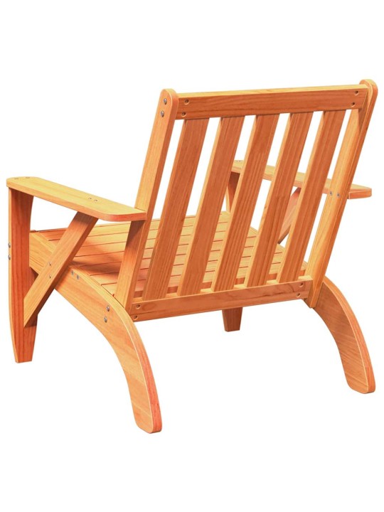Zahradní židle adirondack voskově hnědá 75x77x77 cm borovice