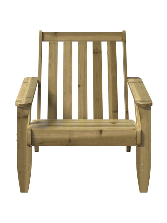 Zahradní židle adirondack 75x77x77 cm impregnovaná borovice