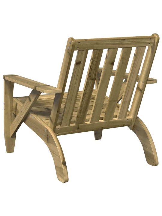Zahradní židle adirondack 75x77x77 cm impregnovaná borovice