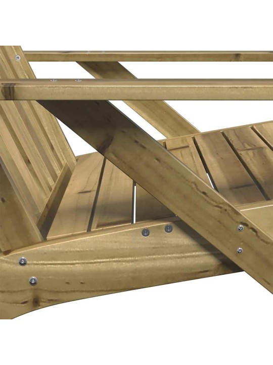 Zahradní židle adirondack 75x77x77 cm impregnovaná borovice