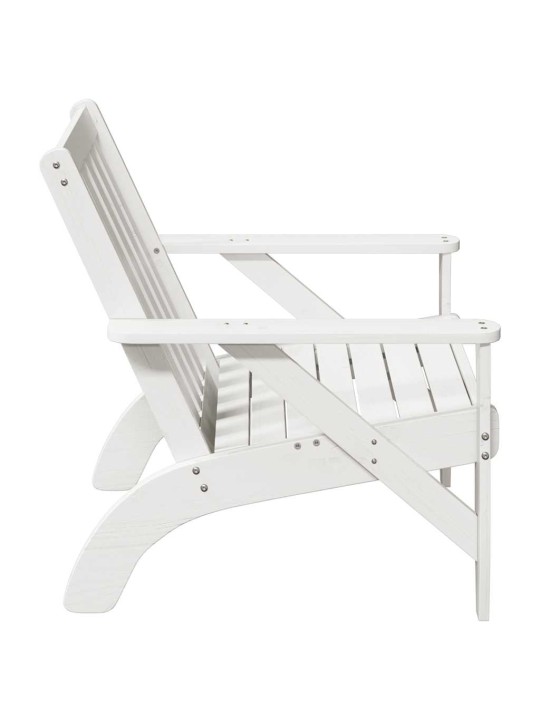 Zahradní židle adirondack bílá 2 ks 75x77x77 cm borovice