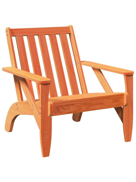 Zahradní židle adirondack voskově hnědé 75x77x77 cm borovice