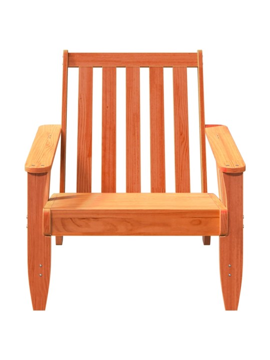 Zahradní židle adirondack voskově hnědé 75x77x77 cm borovice