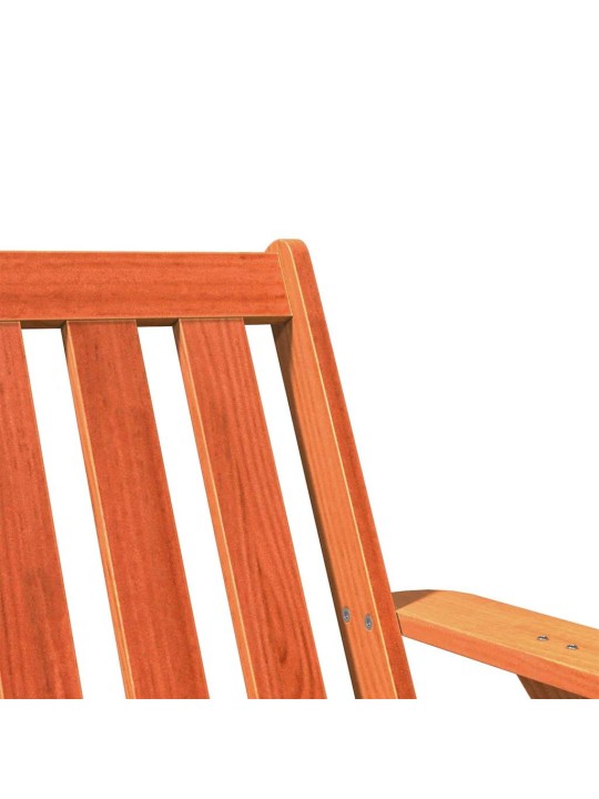 Zahradní židle adirondack voskově hnědé 75x77x77 cm borovice