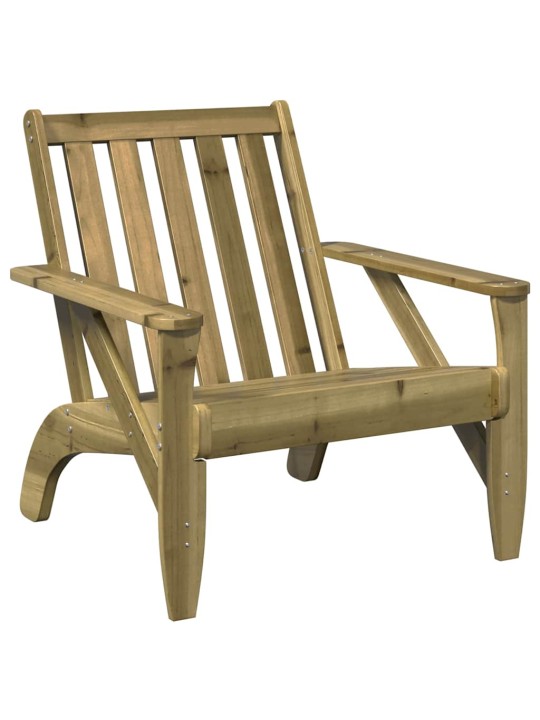 Zahradní židle adirondack 75x77x77 cm impregnovaná borovice
