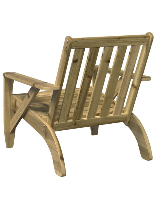 Zahradní židle adirondack 75x77x77 cm impregnovaná borovice