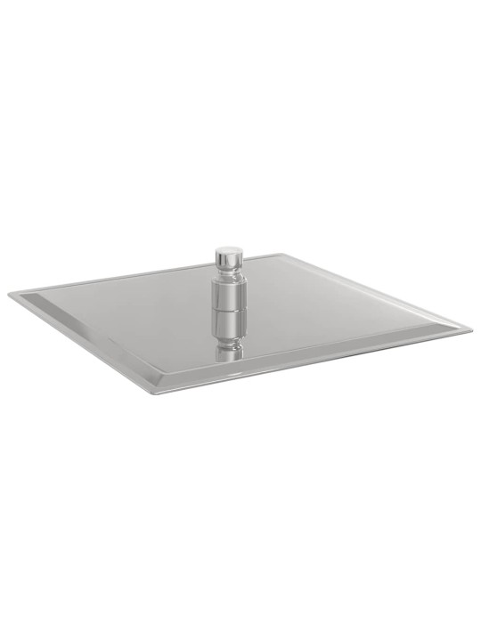 Dešťová sprchová hlavice nerezová ocel 304 25x25 cm čtvercová