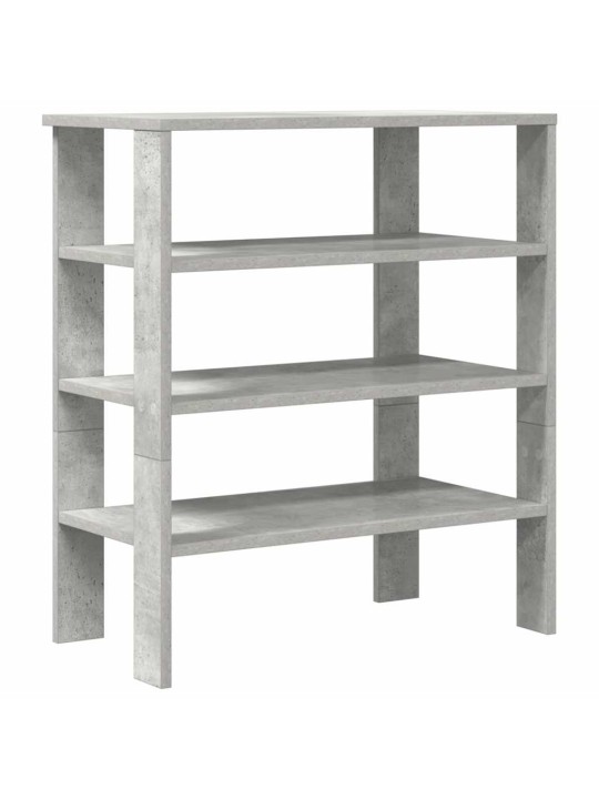 Botník betonově šedý 61x32x70 cm kompozitní dřevo