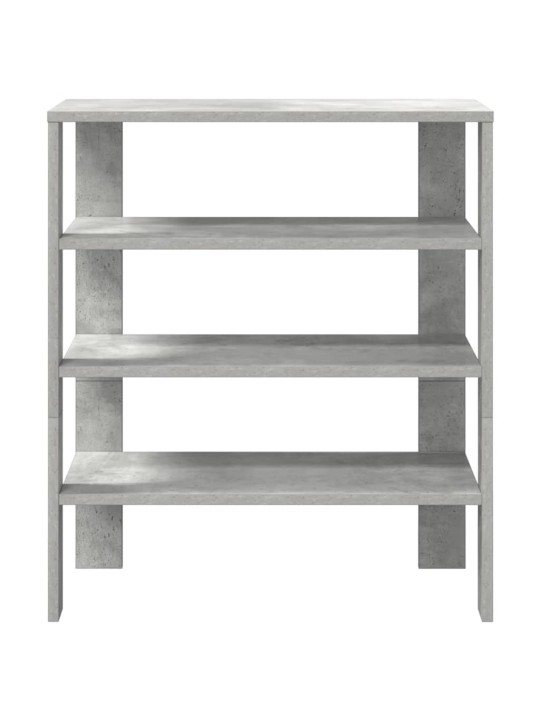 Botník betonově šedý 61x32x70 cm kompozitní dřevo