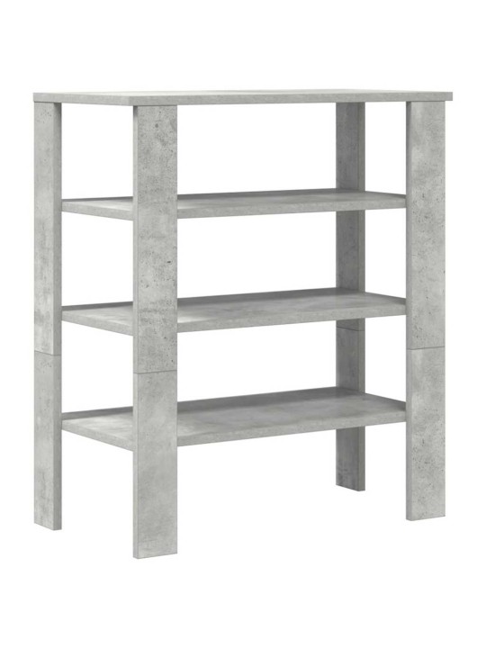 Botník betonově šedý 61x32x70 cm kompozitní dřevo