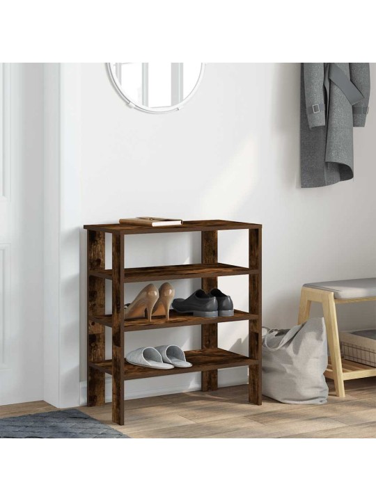 Botník kouřový dub 61x32x70 cm kompozitní dřevo