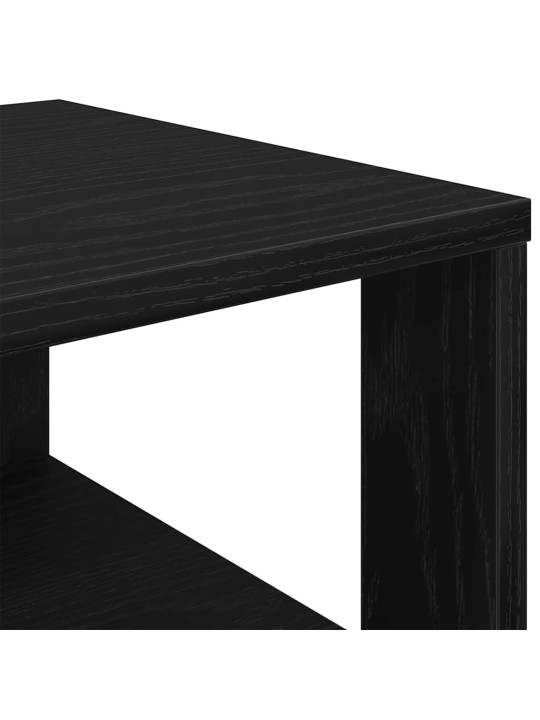 Botník černý 61x32x87,5 cm kompozitní dřevo
