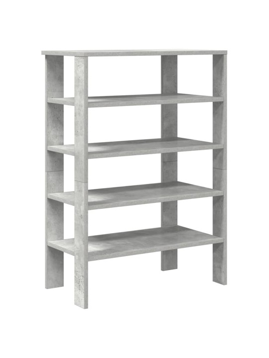 Botník betonově šedý 61x32x87,5 cm kompozitní dřevo