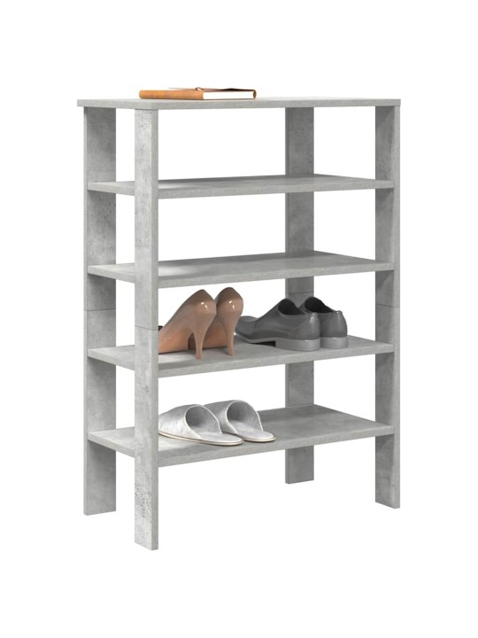 Botník betonově šedý 61x32x87,5 cm kompozitní dřevo