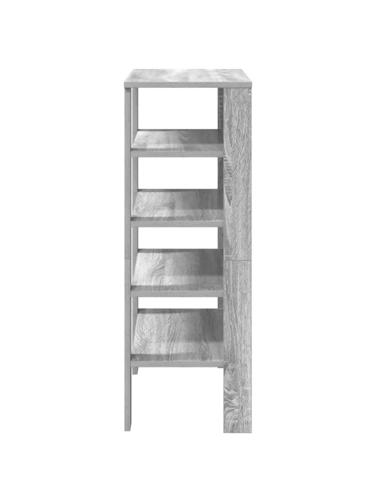 Botník šedý sonoma 61x32x87,5 cm kompozitní dřevo