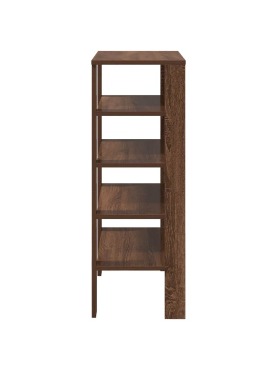 Botník hnědý dub 61x32x87,5 cm kompozitní dřevo