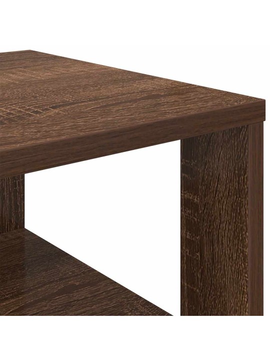 Botník hnědý dub 61x32x87,5 cm kompozitní dřevo