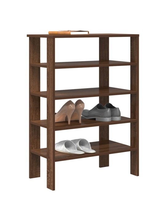 Botník hnědý dub 61x32x87,5 cm kompozitní dřevo