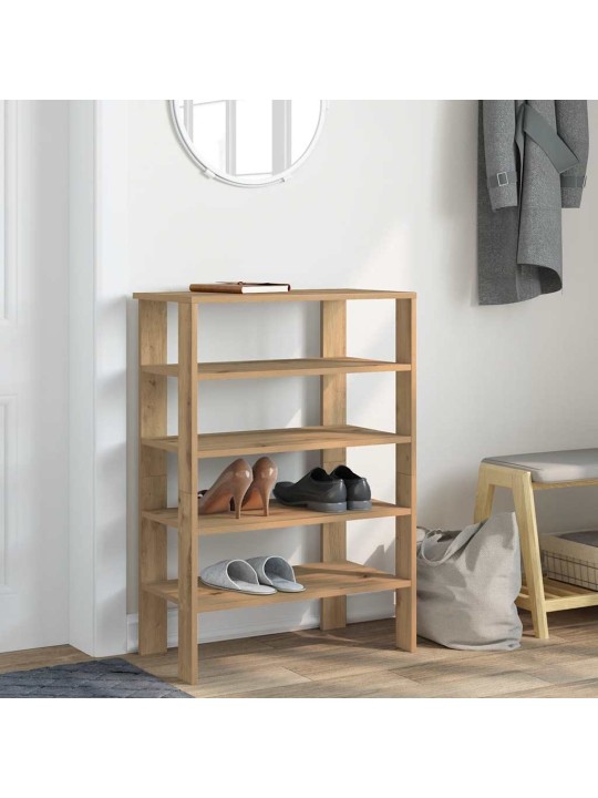 Botník dub artisan 61x32x87,5 cm kompozitní dřevo