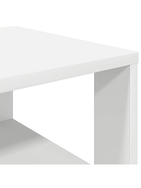 Botník bílý 61x32x105 cm kompozitní dřevo