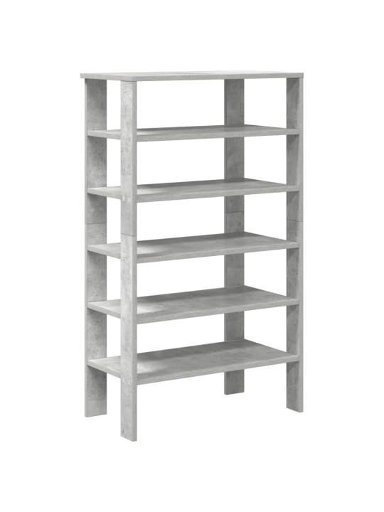 Botník betonově šedý 61x32x105 cm kompozitní dřevo