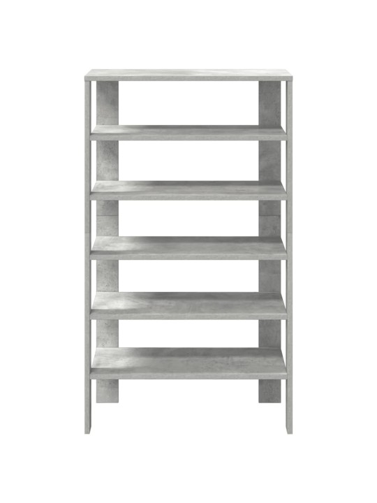 Botník betonově šedý 61x32x105 cm kompozitní dřevo