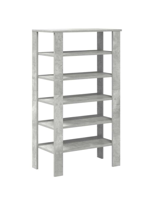 Botník betonově šedý 61x32x105 cm kompozitní dřevo