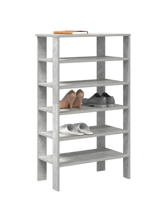 Botník betonově šedý 61x32x105 cm kompozitní dřevo