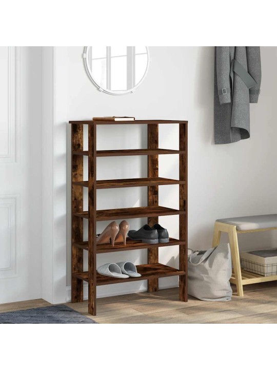 Botník kouřový dub 61x32x105 cm kompozitní dřevo