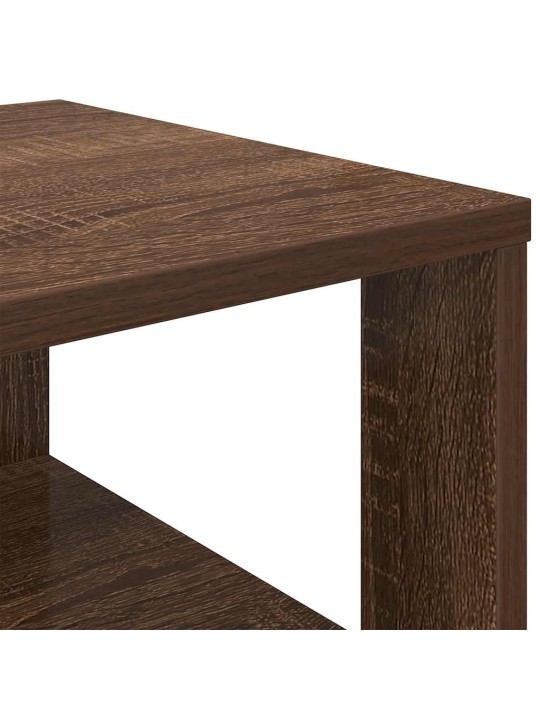 Botník hnědý dub 61x32x105 cm kompozitní dřevo